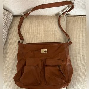 Brown over the shoulder ROXY purse